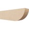 Ekena Millwork 4in. W x 6in. H x 20in. L Durham Woodgrain TimberThane Rafter Tail, Primed Tan RFTUR04X06X20DURRCPR - alternate 1
